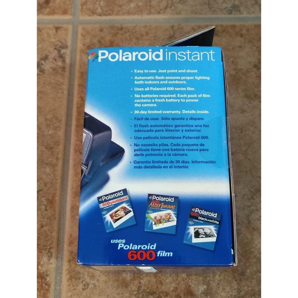 New Vintage POLAROID One Step Instant 600 Camera Sealed Collector